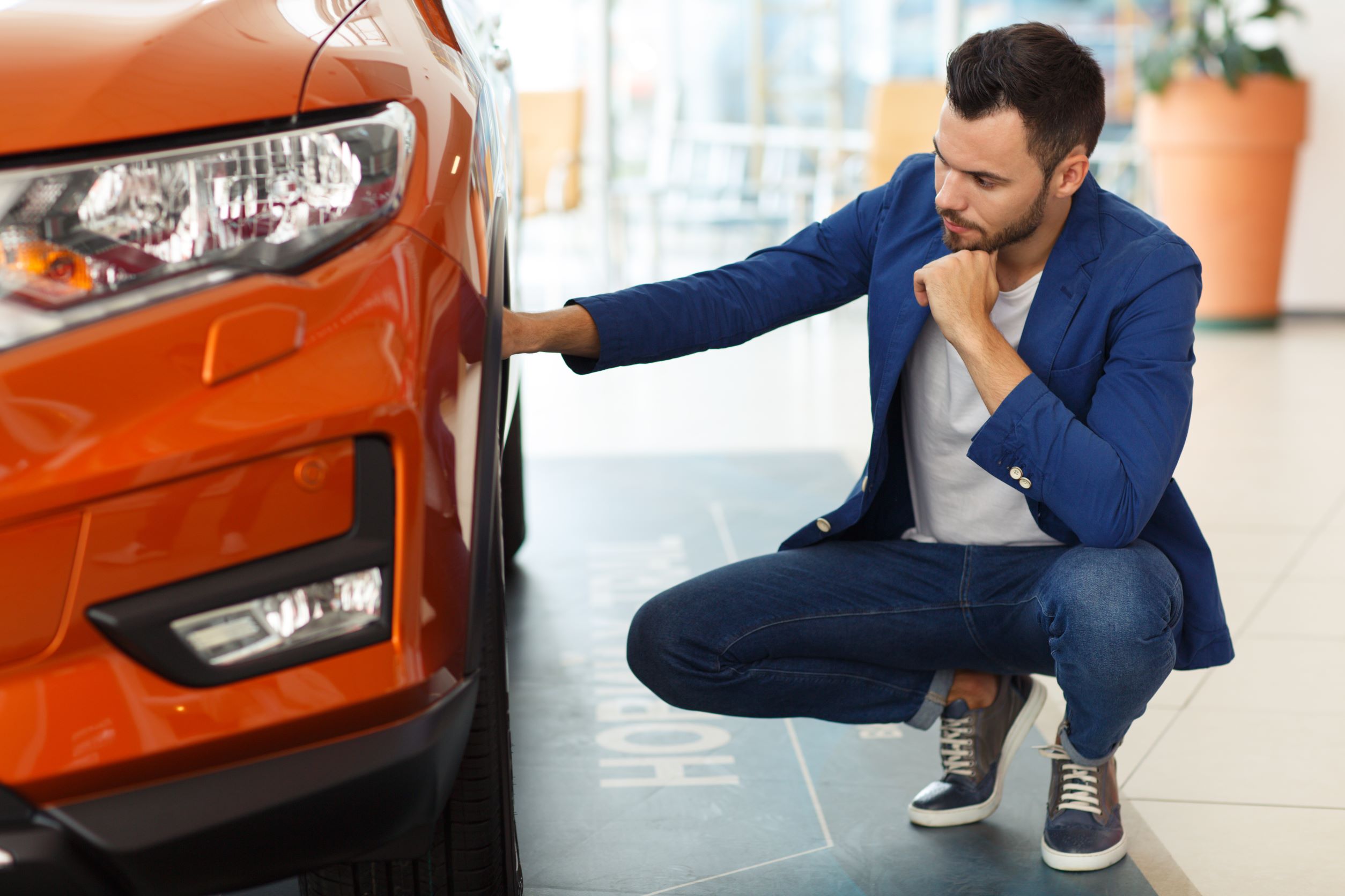 Man Buying Car